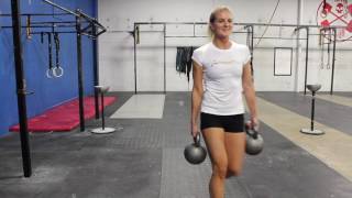 Kettlebell Farmers Walk  CrossFit Exercise Guide [upl. by Jamey]