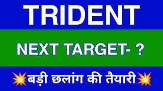 Trident Share Latest News Trident Share news today Trident Share price today Trident Share Target [upl. by Olathe]