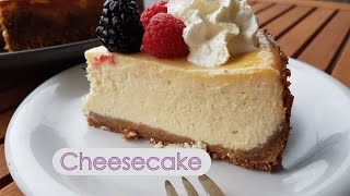 Tarta de queso al horno  Cheesecake estilo New York  Facil  Paso a paso [upl. by Hedi]