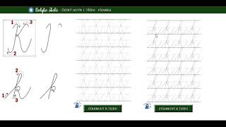 Bobyho škola  Písanka  Písmeno K [upl. by Akcirred]