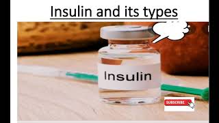 insulin and its types review in Hindi or Urdu [upl. by Acinad]