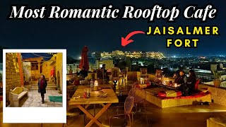 Anniversary Surprise at the Most Romantic Rooftop Cafe in Jaisalmer  Rajasthan [upl. by Gingras402]