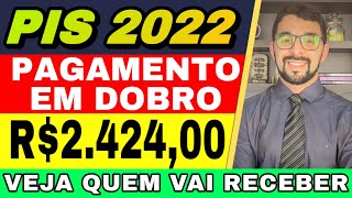 CAIXA ECONÔMICA CONFIRMA SAQUE EM DOBRO DO PISPASEP 2022 VEJA SE VOCÊ RECEBE PIS EM DOBRO LIBEROU [upl. by Assek]