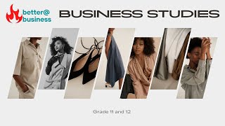 Grade 11 and 12 Business Studies Environments PESTLE clothing retail application [upl. by Esilanna]