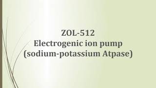 electrogenic ion pump  sodium potassium pump cc zol 512 lecture no 01 [upl. by Kristos421]