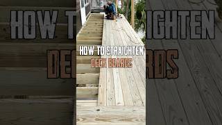 How to straighten deck boards [upl. by Botnick892]