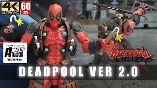 Amazing Yamaguchi Deadpool ver 20 REVIEW  Revoltech  Unbox  Marvel [upl. by Alrrats751]