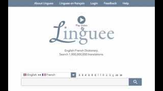 Free online dictionary Lingueecom [upl. by Kenlay]