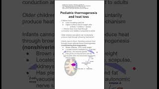 Pediatric thermogenesis and heat loss [upl. by Afatsom310]