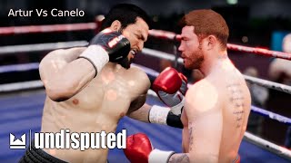 Artur Beterbiev VS Canelo Alvarez  Undisputed Boxing Game [upl. by Repsag709]