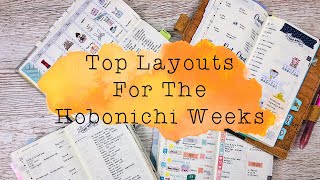 Top Hobonichi Weeks Layouts [upl. by Alacim483]