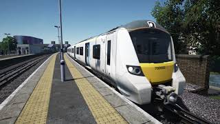 TSW 3  Class 700 departing Dartford station for Rainham [upl. by Downing]