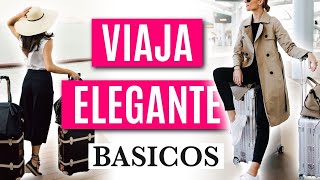 Cómo VIAJAR con Clase y Estilo  5 Prendas y Outfits ESENCIALES para viajar elegante este 2023 [upl. by Josee]