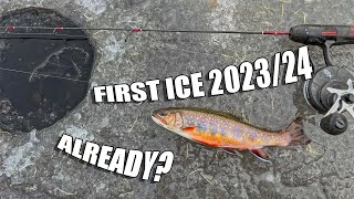 Ice Fishing Already First Ice 202324 [upl. by Iruyas]