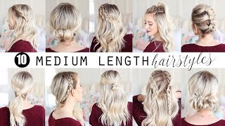 TEN Medium Length Hairstyles  Twist Me Pretty [upl. by Cazzie934]