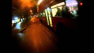 LJ05 BLK 176 Bus  Overtake and pull in [upl. by Annorah]