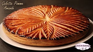 Recette de Galette des Rois Pomme Amande [upl. by Hanoy]