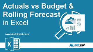 Comparing actuals to budget amp creating rolling forecasts in Excel [upl. by Atinaujnas]