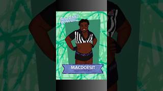 Tonight’s special guest referee MacDoesIt shorts halloween timelapse wrestling illustration [upl. by Sluiter]