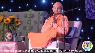 Swami Sarvapriyananda Talk 2 at the World Yoga Festival [upl. by Redford656]