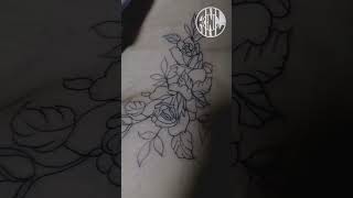 Flowers tattoo RNLTATTOO [upl. by Honebein]