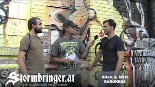 BARONESS Interview 2012 [upl. by Ybbed]