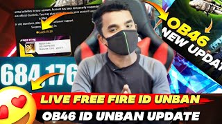 4 Sep OB46 All ID Unban  How To Unsuspend Free Fire id 2024  How to Recover Suspended Account [upl. by Chellman]