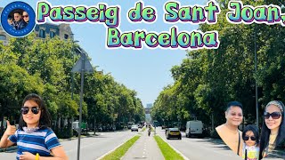 Vlog 187 P68 Passeig de Sant Joan  Barcelona Spain 🇪🇸  Ferleenlain Channel [upl. by Nrobyalc897]