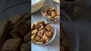 Sourdough crackers using discard [upl. by Einuj]