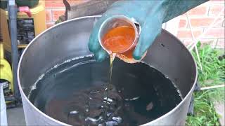 Waste oil distillate fuel  ethoxide cleaning odor removing shortened video HD quality [upl. by Aenit272]