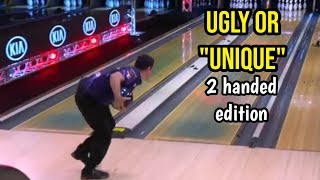 Ugly Bowling Styles Two Handed Edition  Most Unorthodox Bowling Styles in PBA History [upl. by Naved]