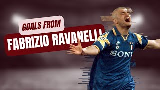 A few career goals from Fabrizio Ravanelli [upl. by Arraet425]