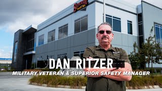 Dan Ritzer US Navy Veteran amp Superior Safety Director [upl. by Ecyrb]