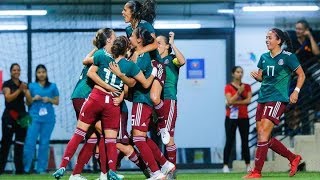 México vs Costa Rica 31 Resumen y Goles Fútbol Femenil Final Barranquilla 2018 [upl. by Noteek]