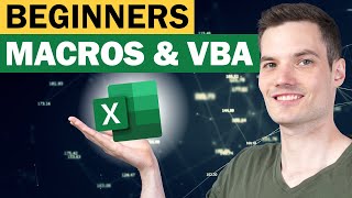 Excel Macros amp VBA  Tutorial for Beginners [upl. by Amahs]