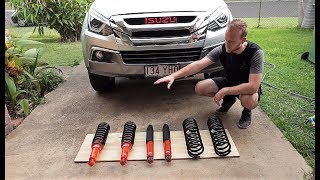 Isuzu MUX Suspension Lift Kit Installation  How to install a lift kit in your IFS 4x4 [upl. by Analat]