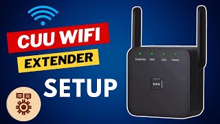 CUU WIFI EXTENDER SETUP amp CONFIGURATION METHOD [upl. by Guy189]