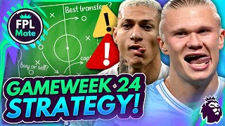 FPL GW24 DOUBLE amp BLANK GAMEWEEKS PLANNING 🚨 Haaland Essential  FPL 202324 Gameweek 24 [upl. by Amarillis]