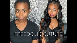 This FREEDOM COUTURE wig amp fake hairline will change your life [upl. by Meirrak]