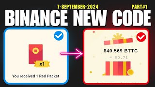 red packet code 7092024 in binance today  binance red packet code usdt today  binance [upl. by Gnav50]