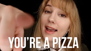 ASMR Youre a Pizza Om nom nom ear to ear whisper [upl. by Ettereve872]