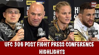 UFC 306 Post Fight Press Conference Highlights [upl. by Yuji]