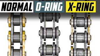 ORing vs XRing vs “Normal” Motorcycle Chains  What’s The Difference [upl. by Gibun]