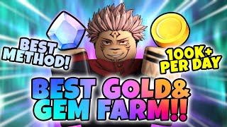 BEST Gem and Gold Farm in Anime Vanguards [upl. by Murielle]