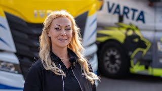 Clarios amp VARTA Automotive AGM Batteries Keeping Angelica Larsson on the Road [upl. by Noseimaj]