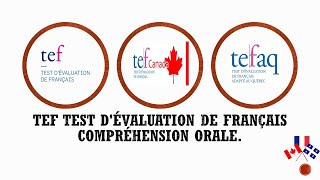 TEFAQTEF CanadaTEF Compréhension Orale Examen5 2021 Complete Listening exam [upl. by Donnie]