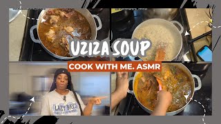 🇨🇦 Cook Okazi Soup with me Using Cocoyam Powder in Canada 🇨🇦  Weird Oatmeal Swallow Mixture [upl. by Perni470]