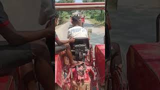 Mahindra tractor 575 full loading Balu automobile trending [upl. by Inalaehon]