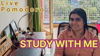 Study with me  pomodoro iit neet iim upsc motivation exammotivation study studywithme [upl. by Hako757]