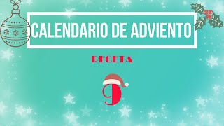 RECETA 9  CALENDARIO DE ADVIENTO [upl. by Ahasuerus]